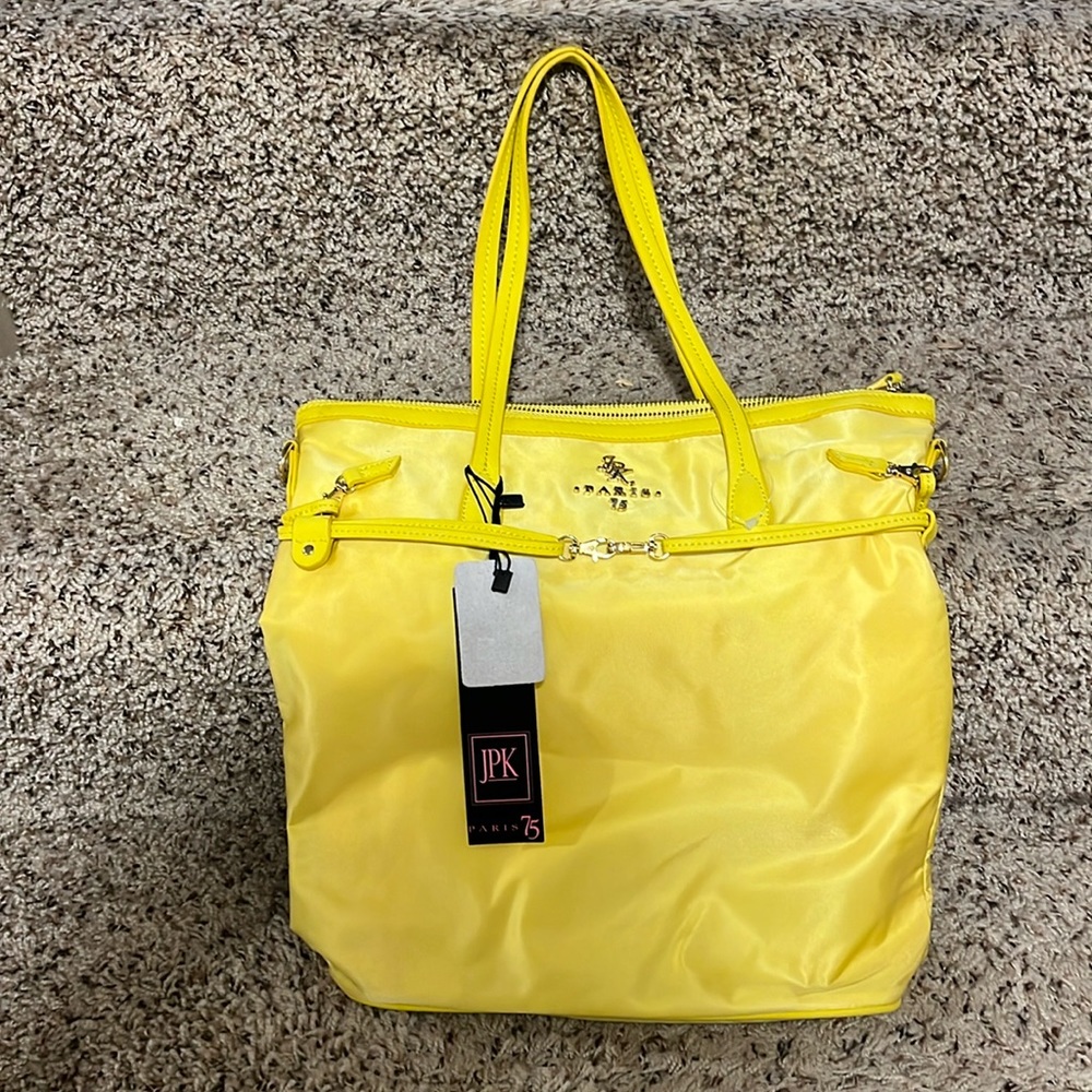 JPK Paris yellow tote